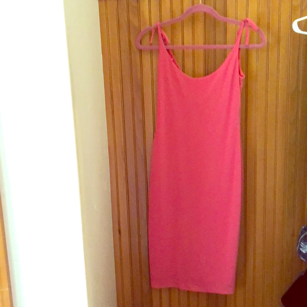 Sweet watermelon colored dress